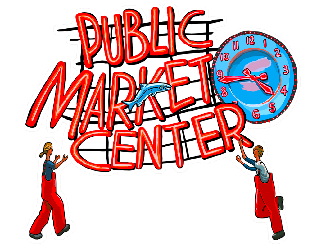 "Pike Place Market" Sticker