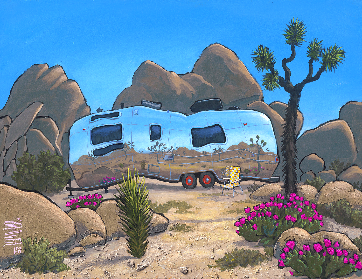 Airstream at Joshua Tree