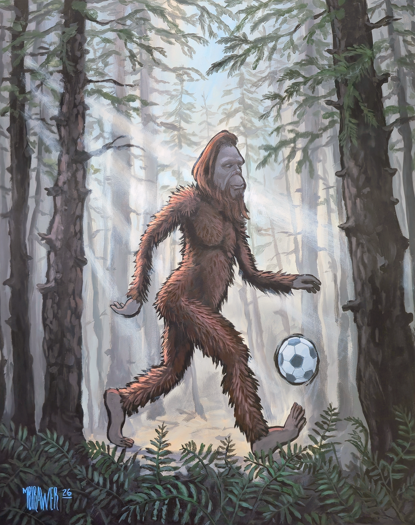 Big Foot on Nature's Pitch