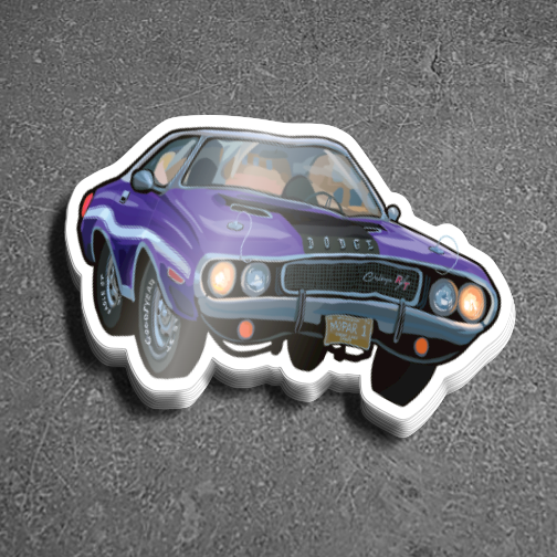 "Dodge Challenger" Sticker
