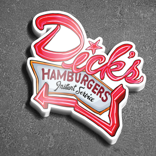 "Dick's Drive-In" Sticker