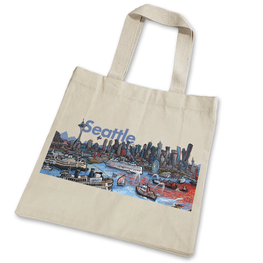 Seattle Skyline - West Seattle Tote