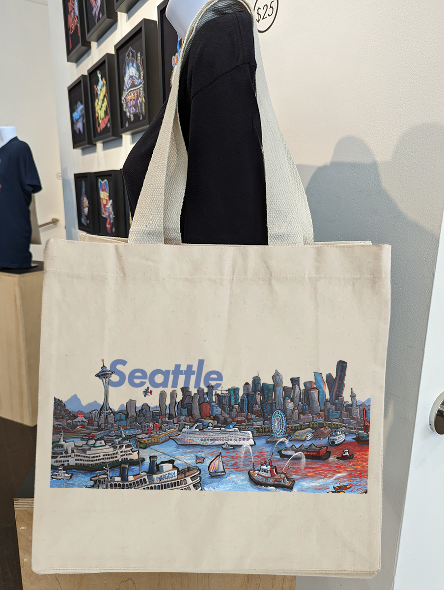 Seattle Skyline - West Seattle Tote