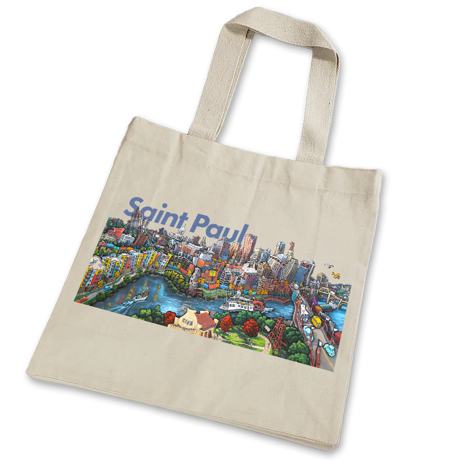 Downtown Saint Paul Skyline Tote