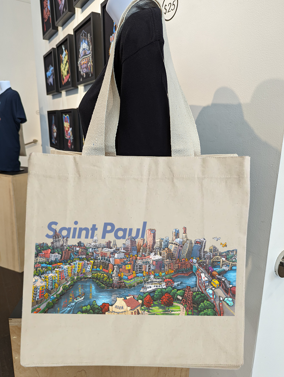 Downtown Saint Paul Skyline Tote