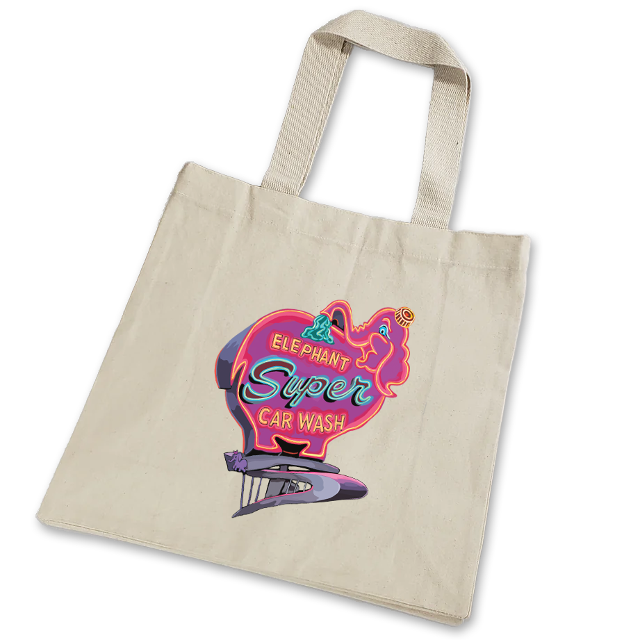 "Elephant Car Wash" Tote