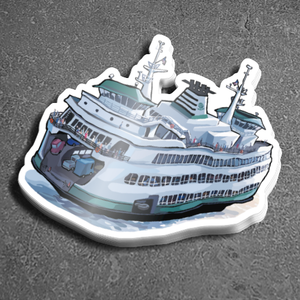 "Ferry Boat" Sticker