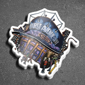 "First Ave" Sticker