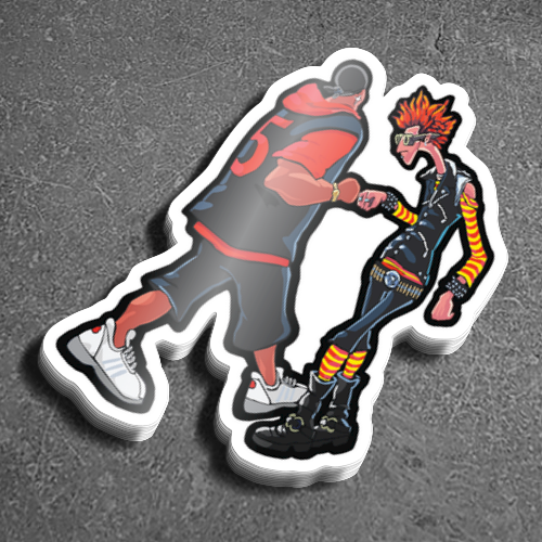 "Fist Bump Bob" Sticker