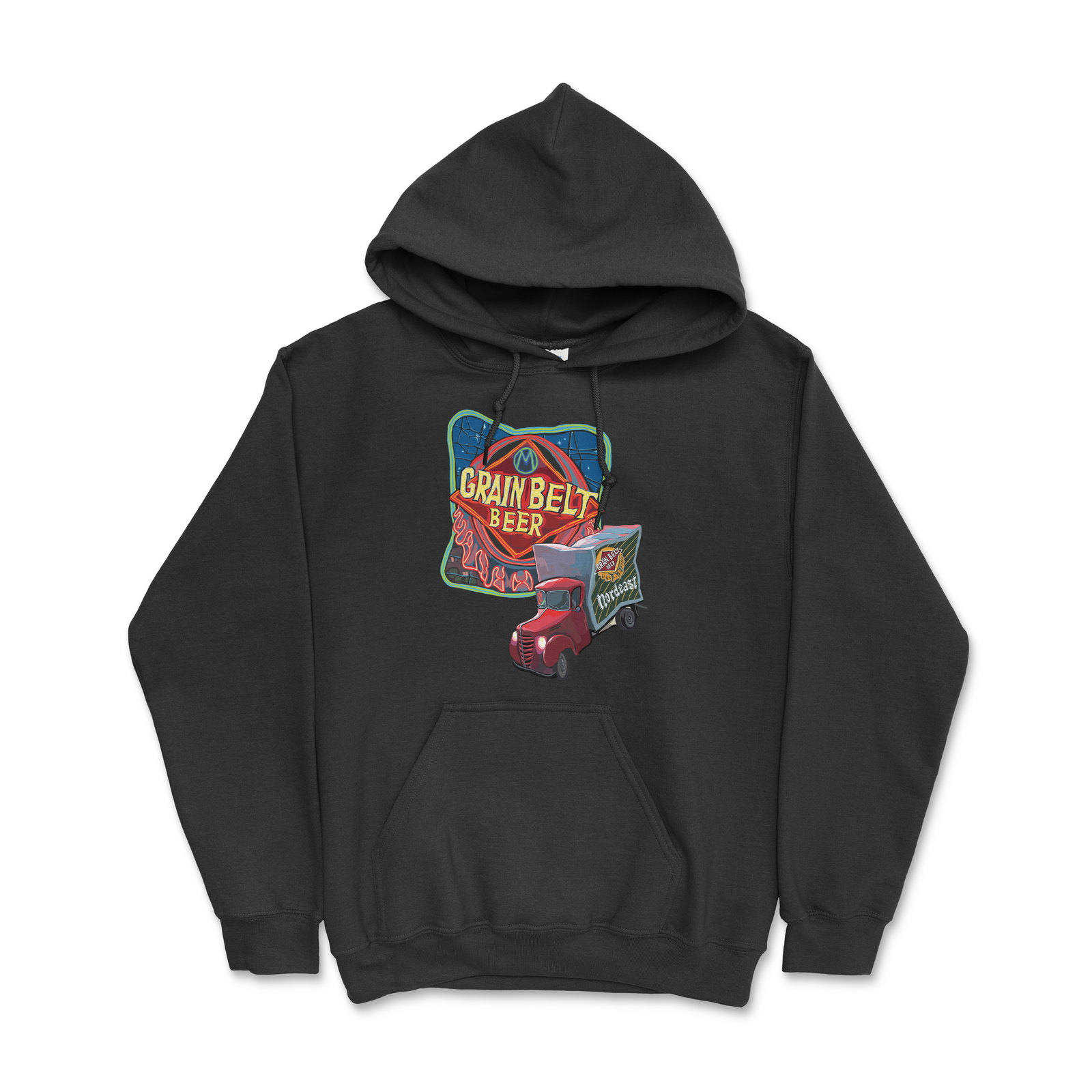 "Grain Belt Beer Sign" Hoodie