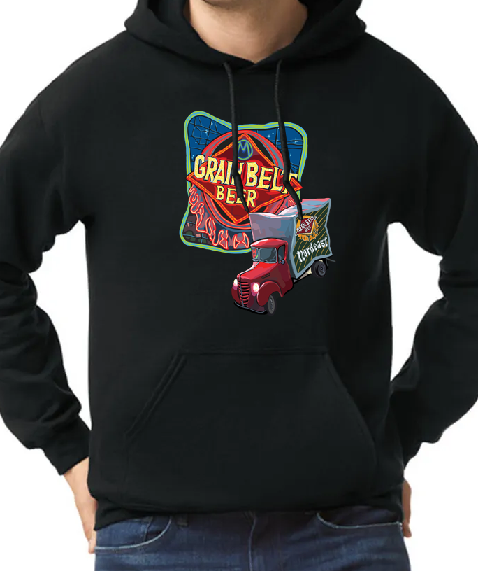 "Grain Belt Beer Sign" Hoodie
