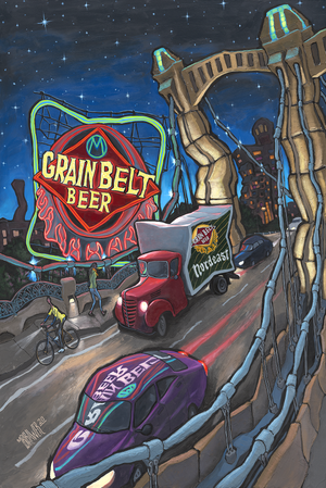 Grain Belt Beer Sign