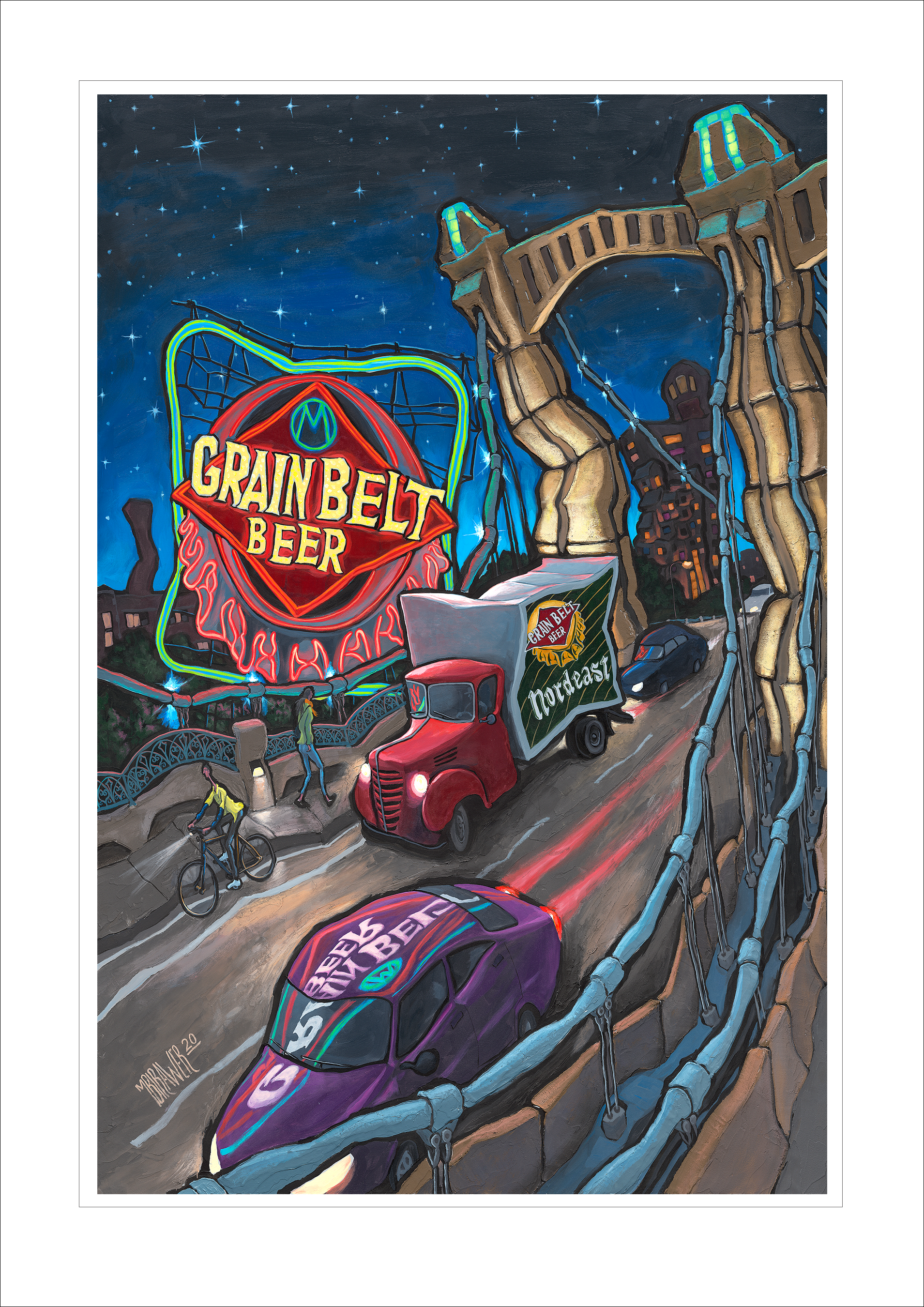 Grain Belt Beer Sign