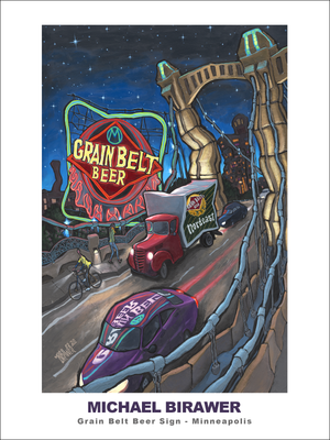 Grain Belt Beer Sign