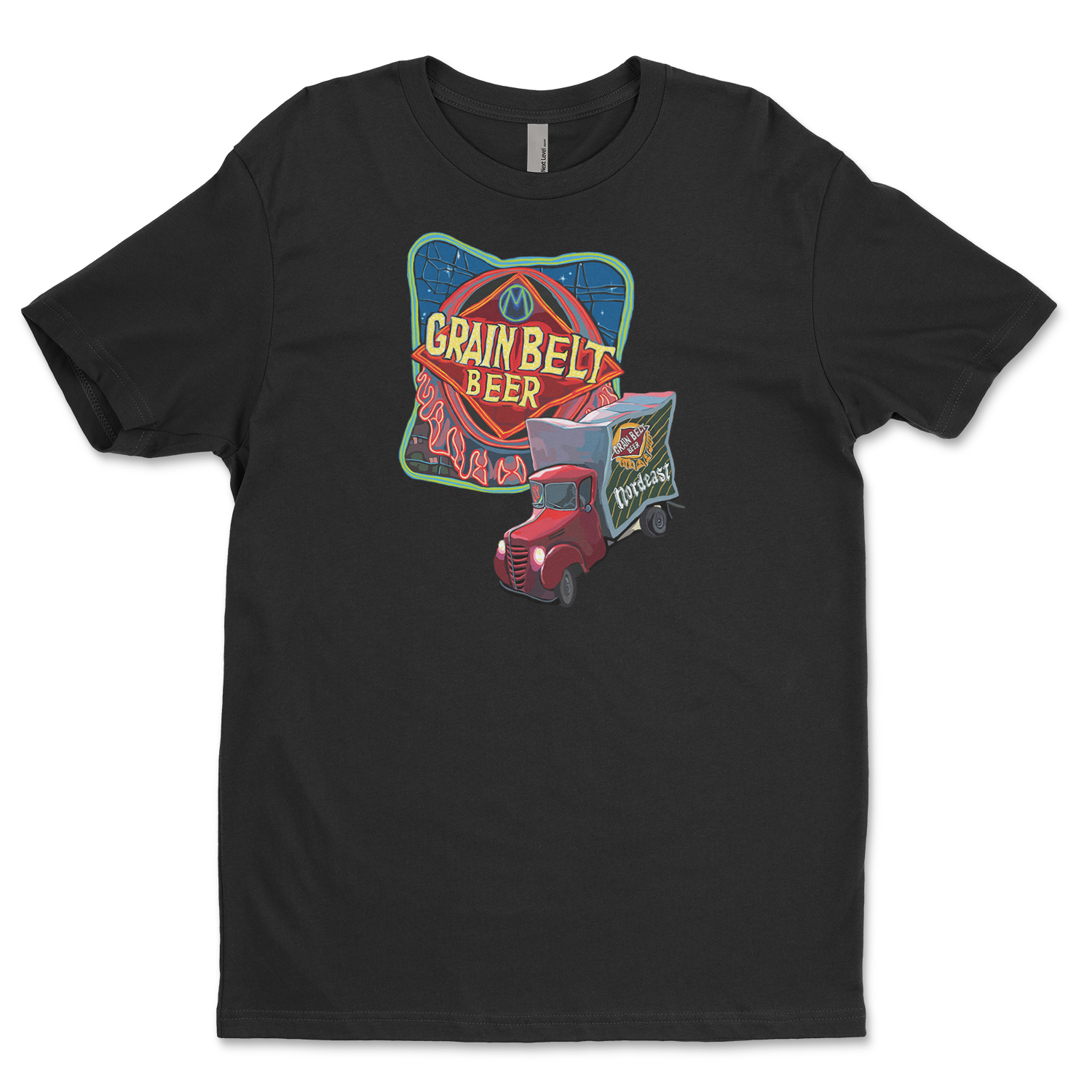 "Grain Belt Beer Sign" Unisex T-Shirt