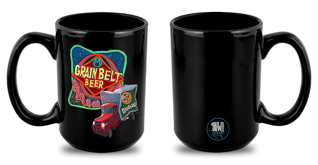 "Grain Belt Beer Sign" Mug