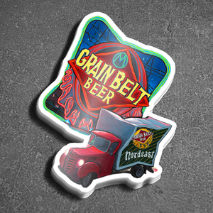 "Grain Belt Beer Sign" Sticker