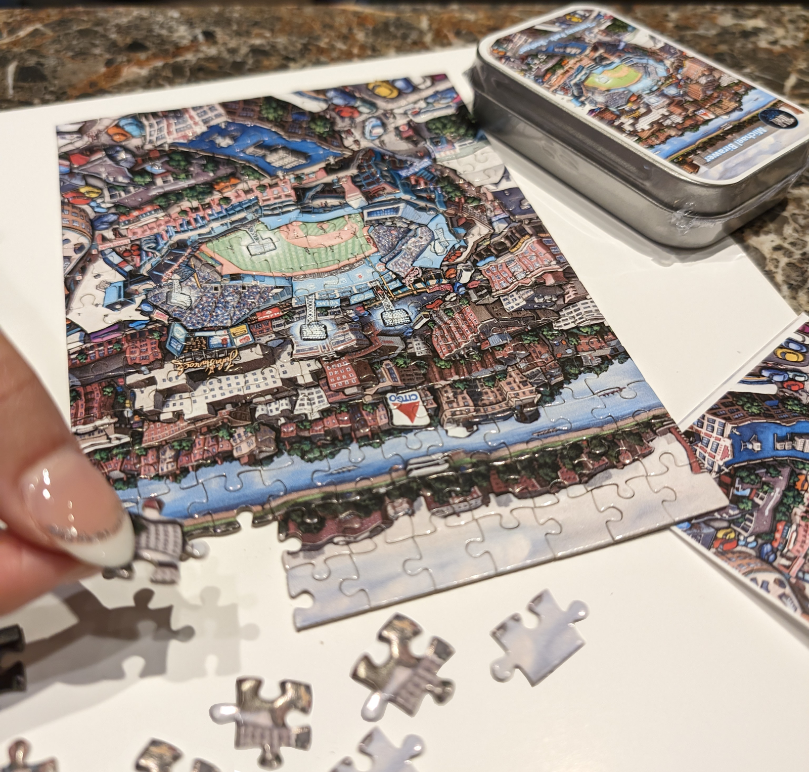 "Fenway Park" 150 Piece Tiny Tin Puzzle