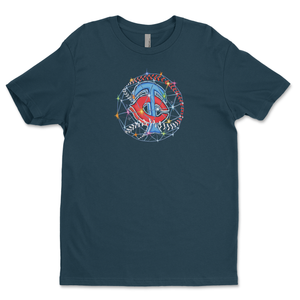 "Twins Rotating Baseball" Unisex T-Shirt