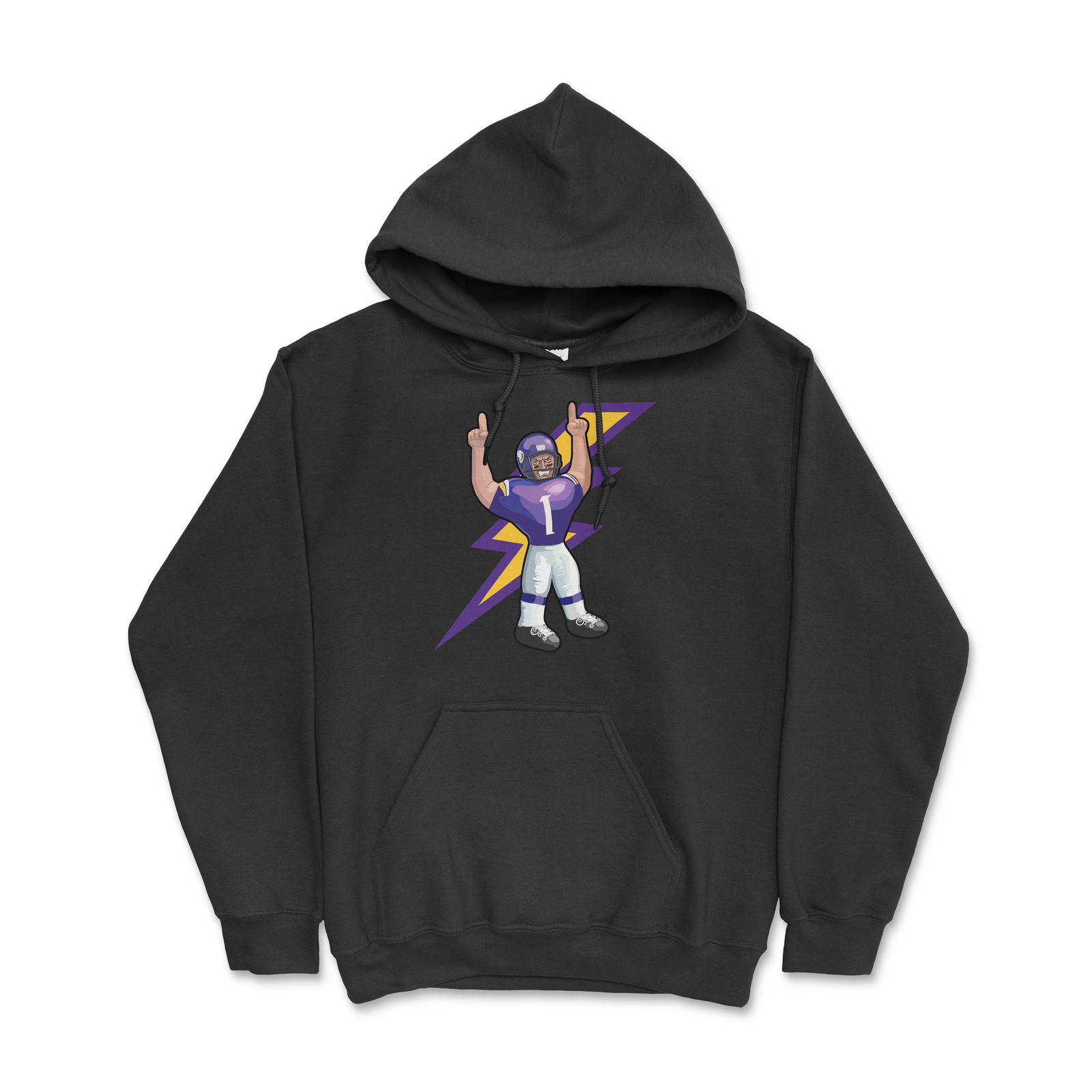 "The Inflatable Purple Mascot" Hoodie
