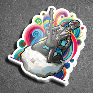 "Jimi" Sticker