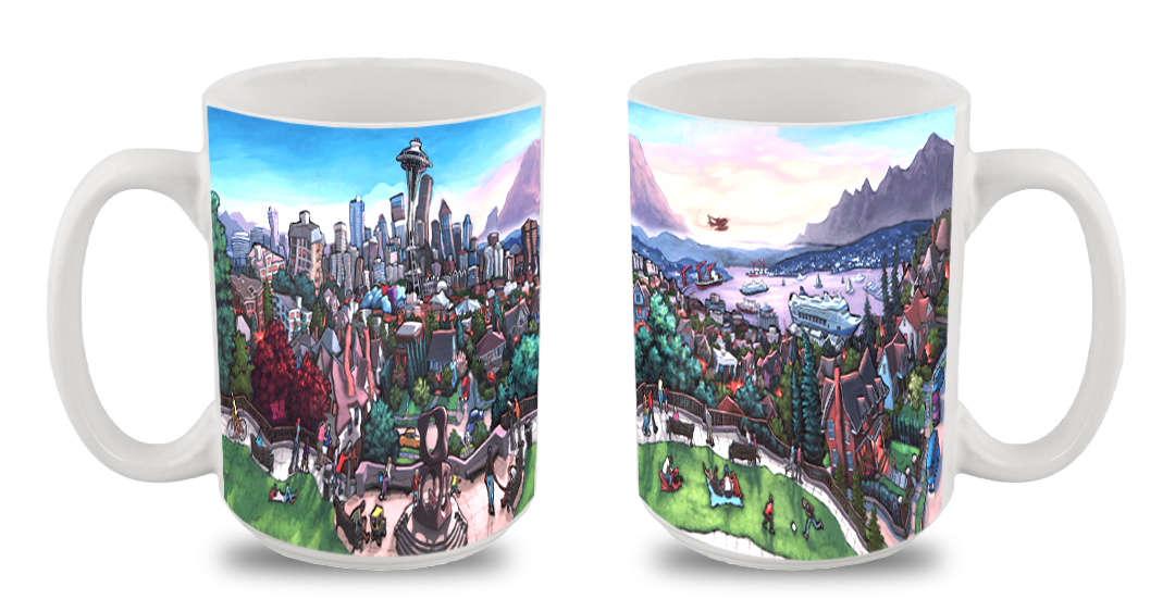 "Seattle Skyline - Kerry Park" Mug