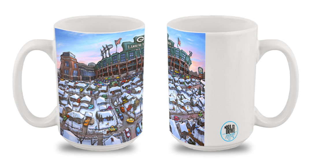 "Sunday Afternoon - Lambeau Field" Mug