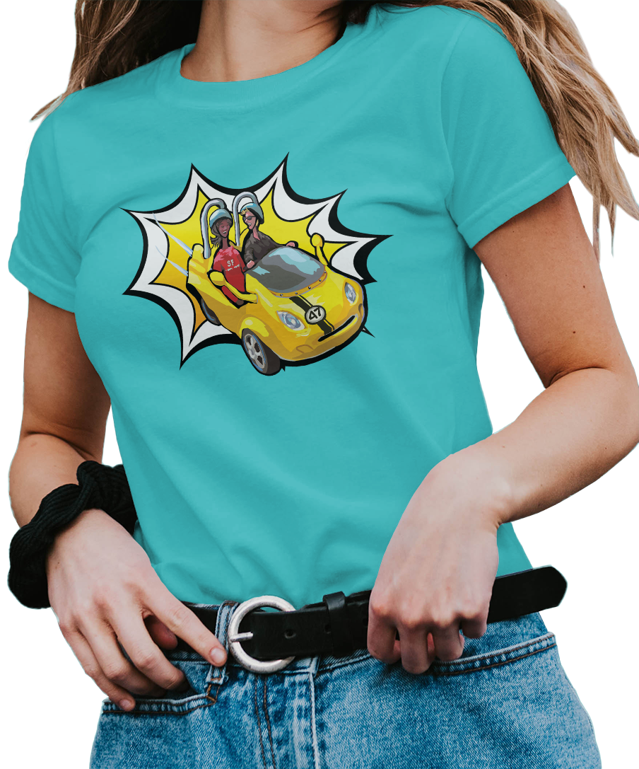 "Lombard St. Racer Car" Unisex T-Shirt