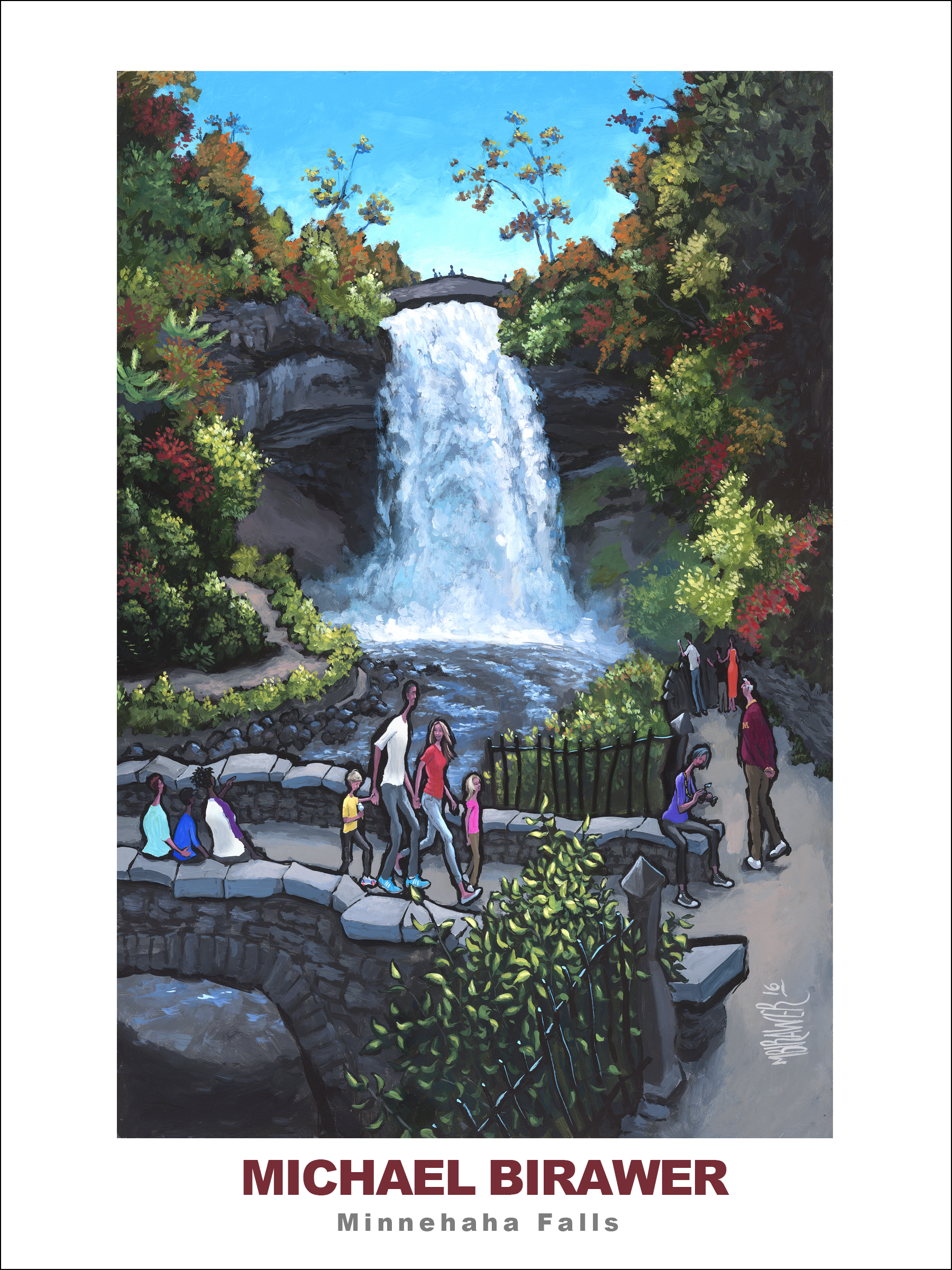 人気特価激安 Minnehaha Falls - Michael Birawer Shop 絵画