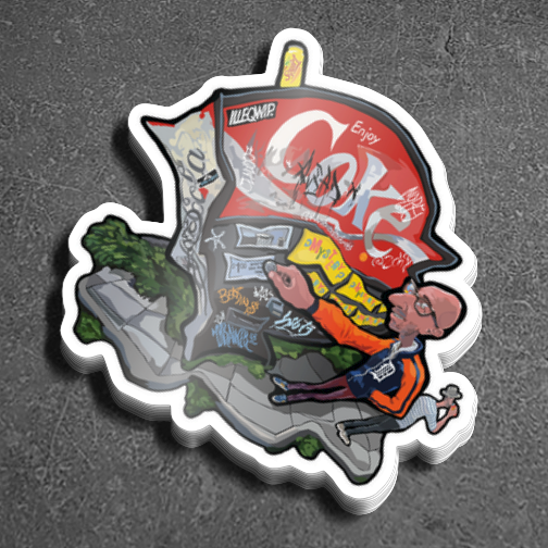 "Mystery Coke Machine" Sticker