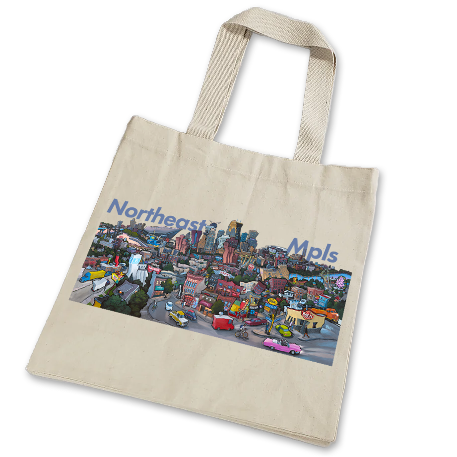 Northeast Minneapolis Skyline Tote