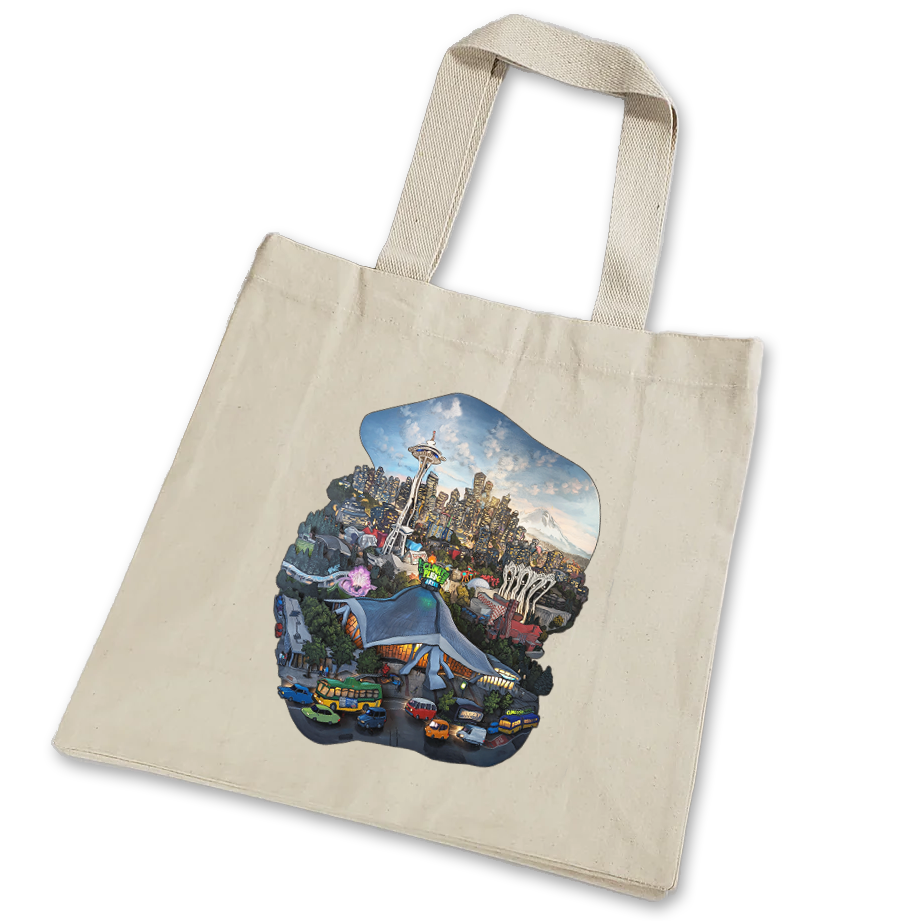 "Seattle Center" Tote