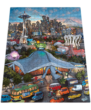 "Seattle Center" 18"x12" Puzzle