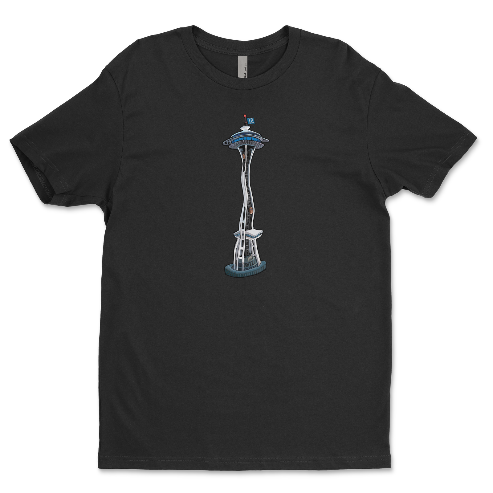"Space Needle - Seattle Center" SPECIAL EDITION 12 FLAG Unisex T-Shirt