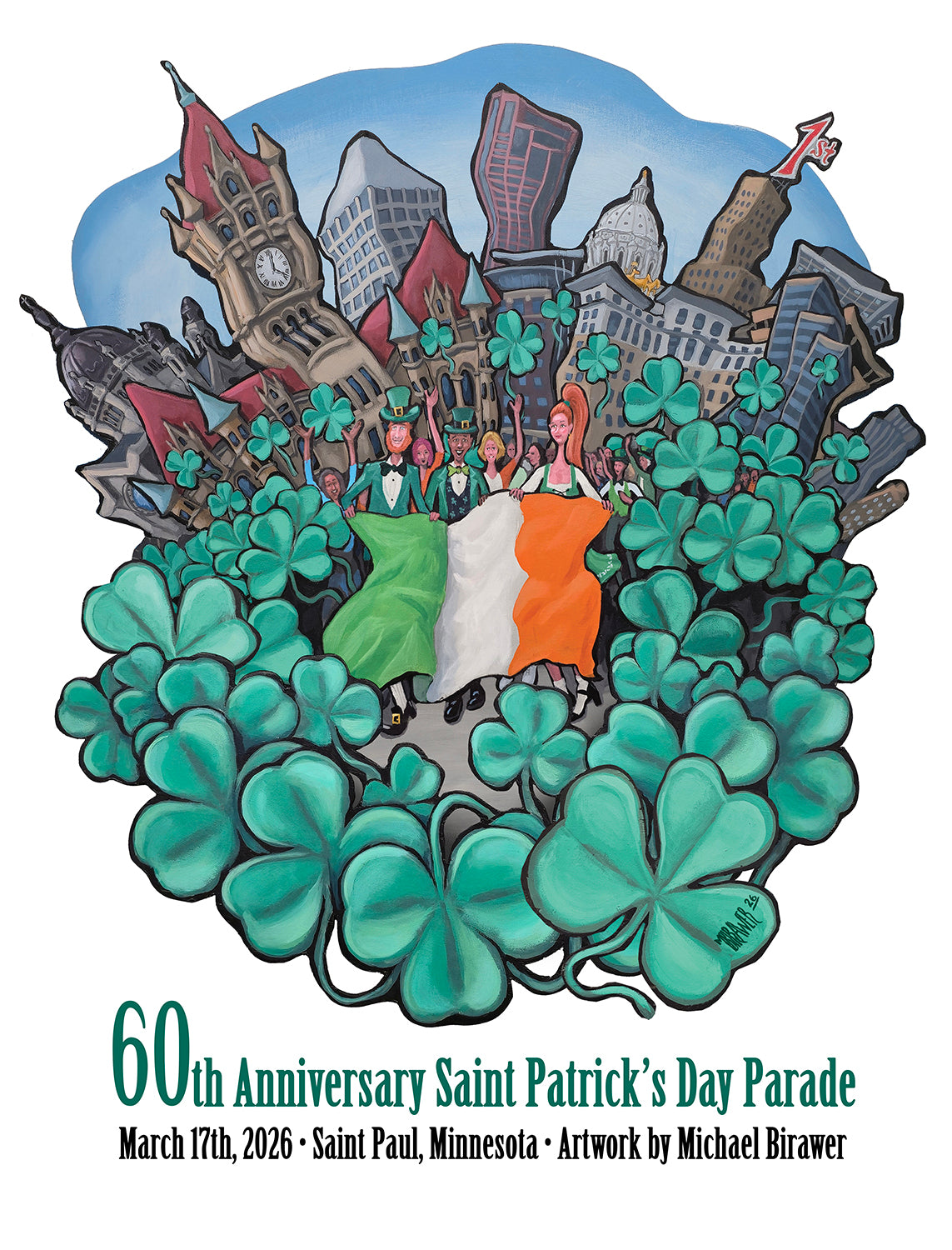 St. Patrick's Day Parade 60th Anniversary Limited Edition Poster