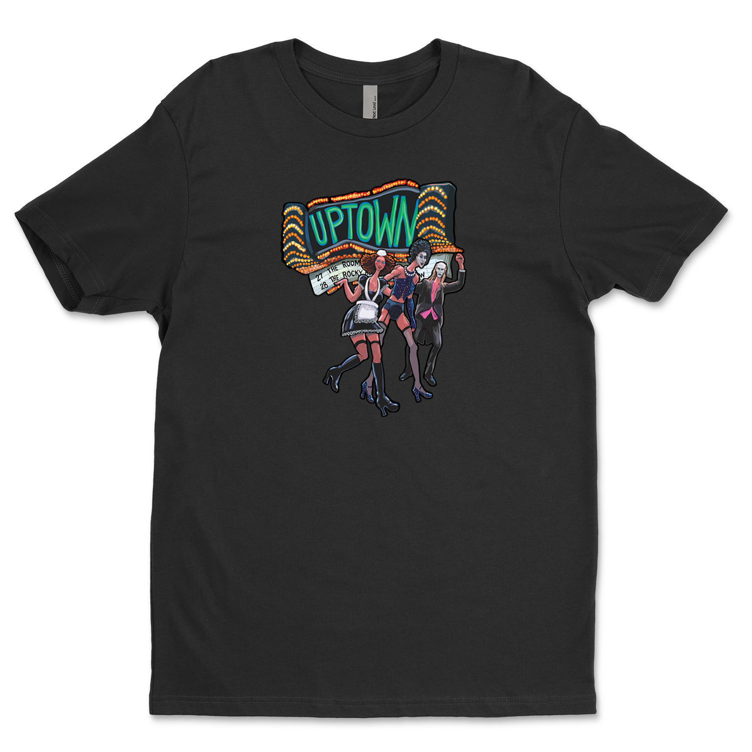Uptown Theater - Rocky Horror unisex T-Shirt Medium / Black