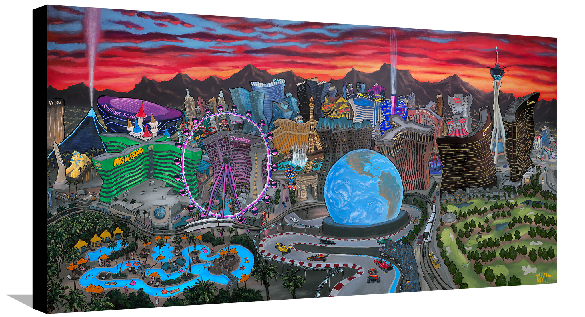 Las Vegas Skyline - Michael Birawer Shop Las Vegas Skyline - Michael Birawer Shop
