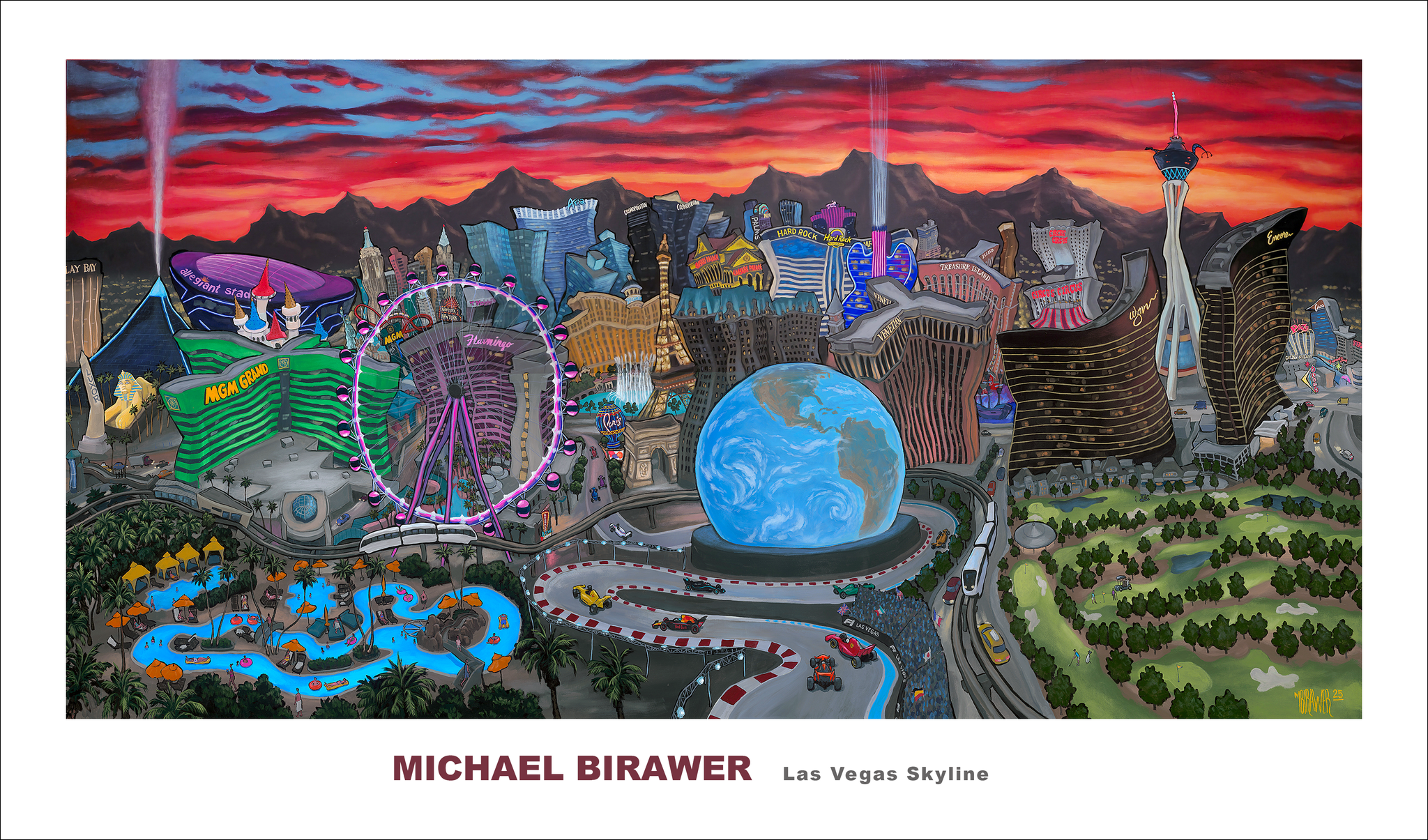 Las Vegas Skyline - Michael Birawer Shop Las Vegas Skyline - Michael Birawer Shop