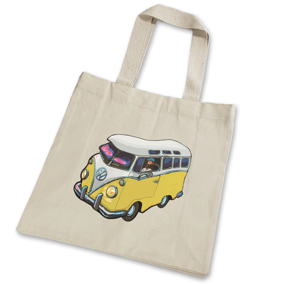"VW Microbus" Tote