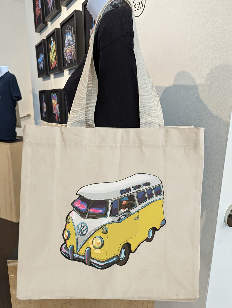 "VW Microbus" Tote