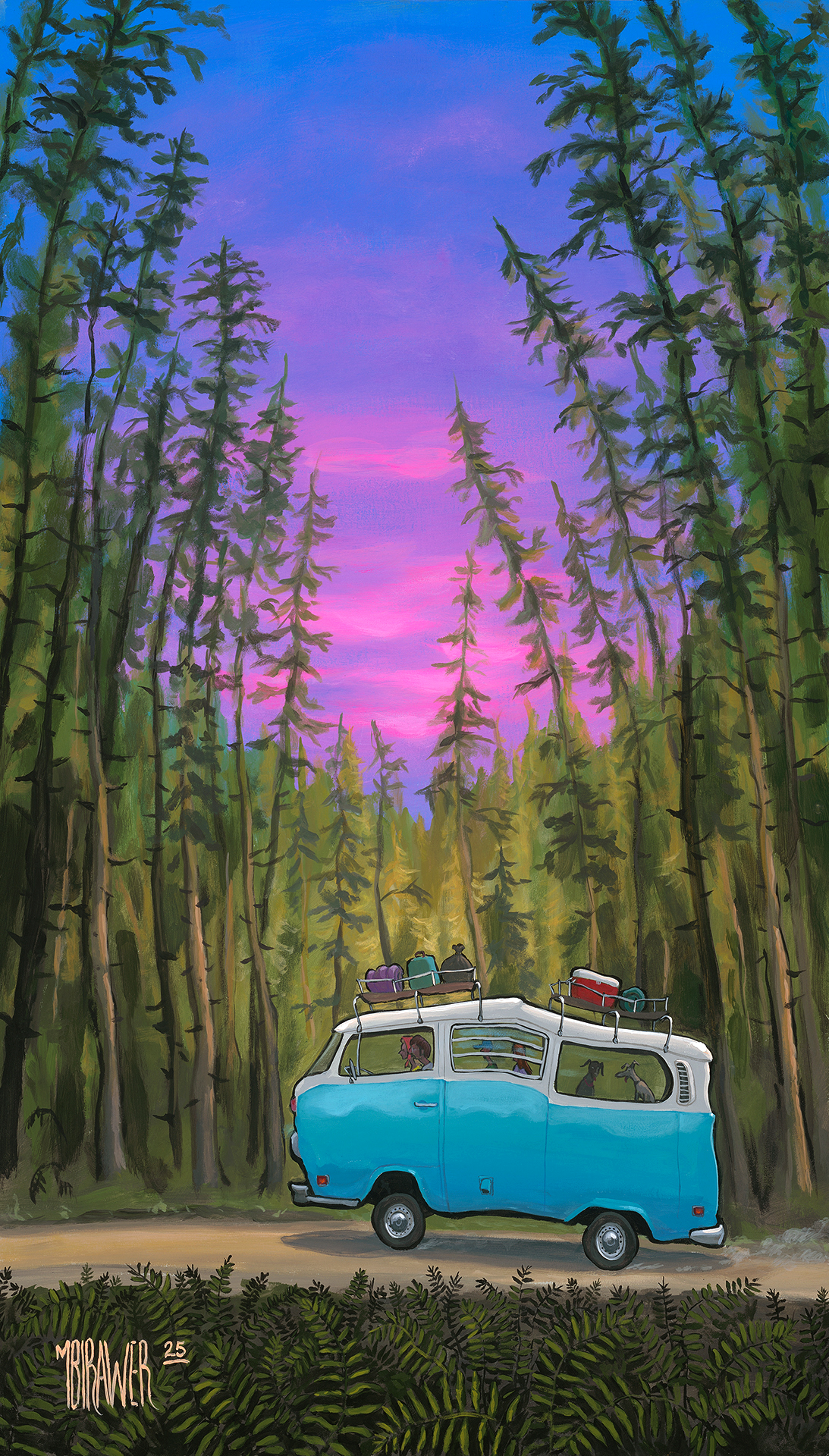 VW T2 In Olympic National Forest