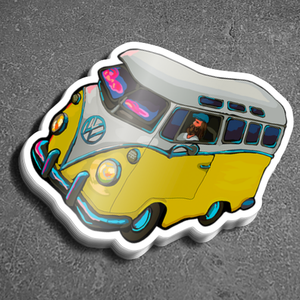 "VW Bus" Sticker