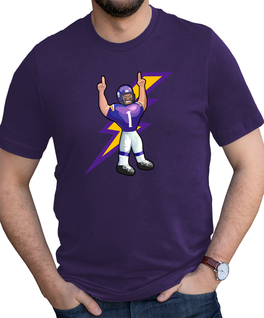 Minnesota Vikings Skeleton - Unisex t-shirt