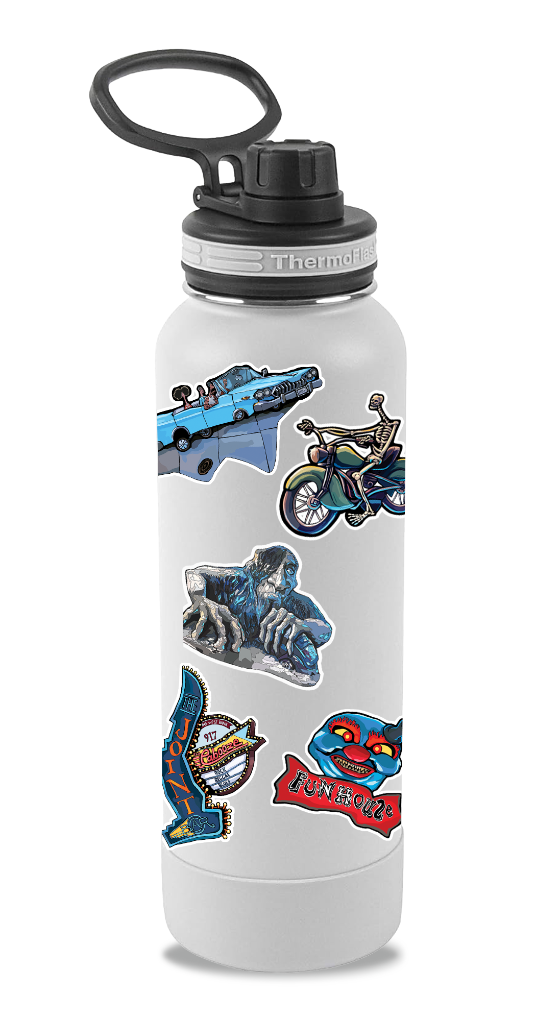 "Funhouse Clown" Sticker