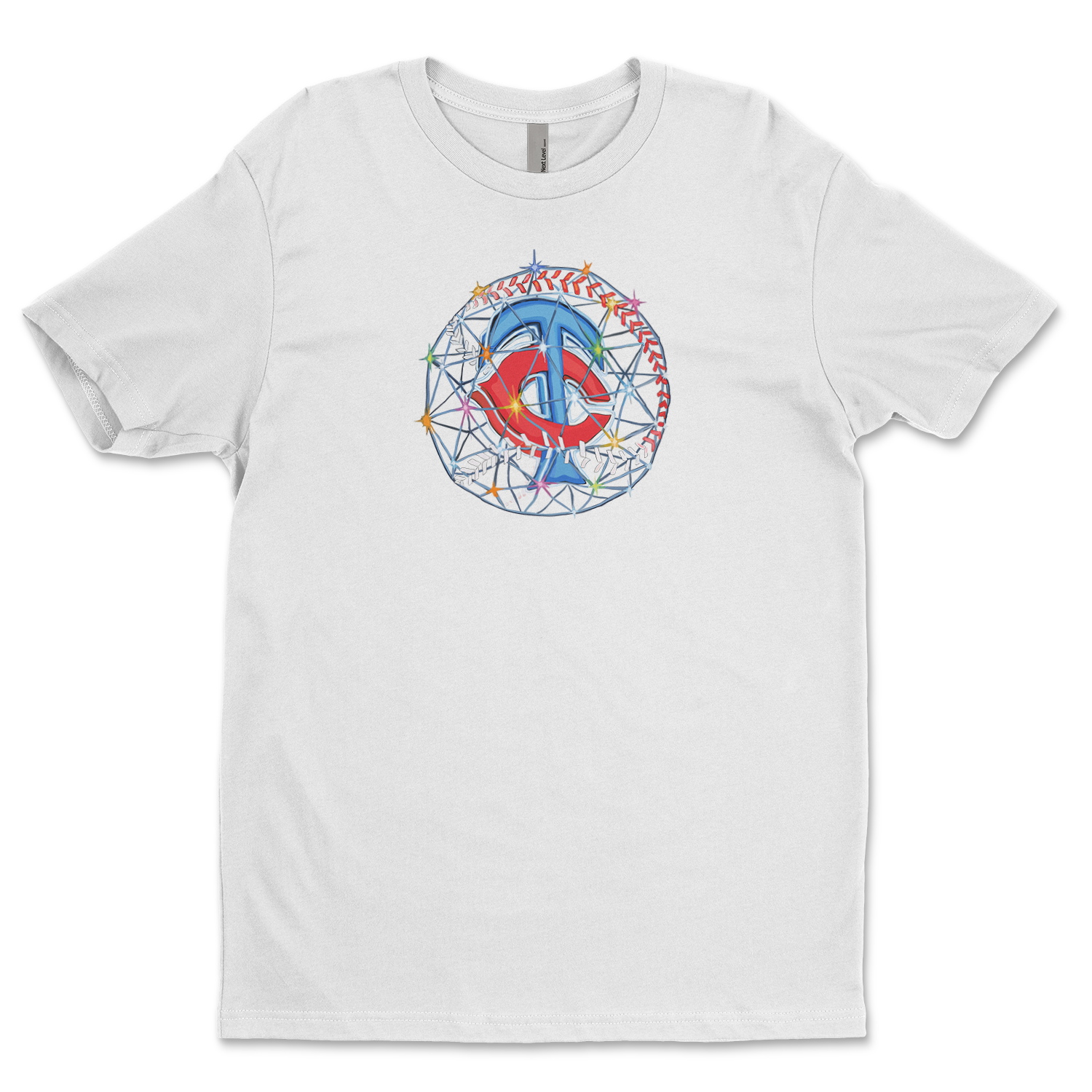 "Twins Rotating Baseball" Unisex T-Shirt