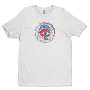 "Twins Rotating Baseball" Unisex T-Shirt