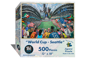 "World Cup - Seattle" 12"x18" 500 Piece Puzzle
