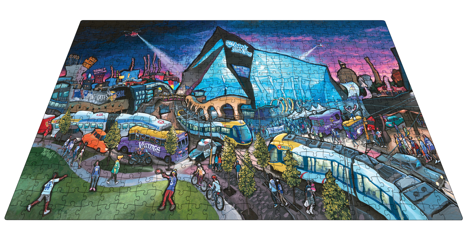 "Calm Before the Purple Storm" 12"x18" 500 Piece Puzzle