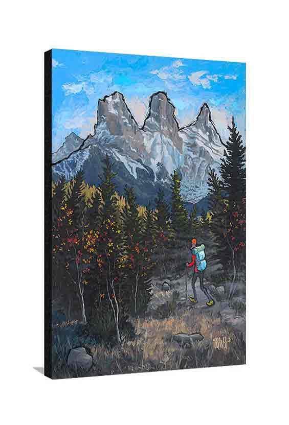 Three Sisters Canmore Large Canvas