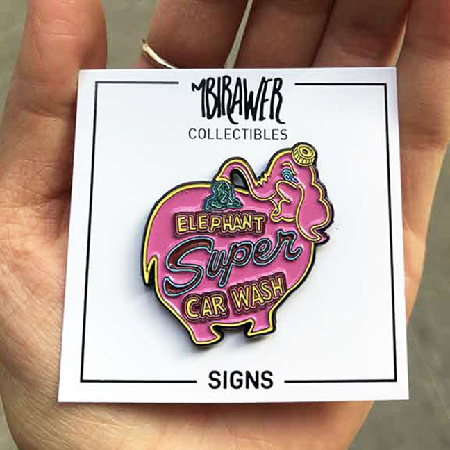 "Elephant Car Wash" Pin